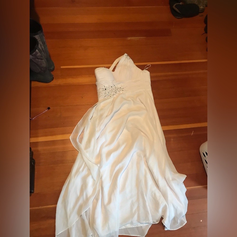 White prom Dress